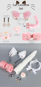 【6M12】Fox Tail Six-Piece Set