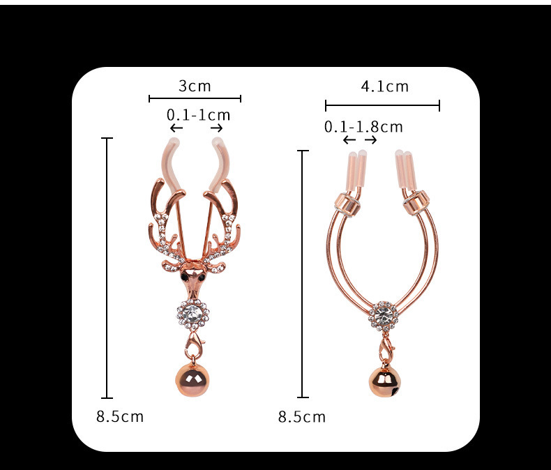 【2N】SM Nipple clamps + vaginal clamps
