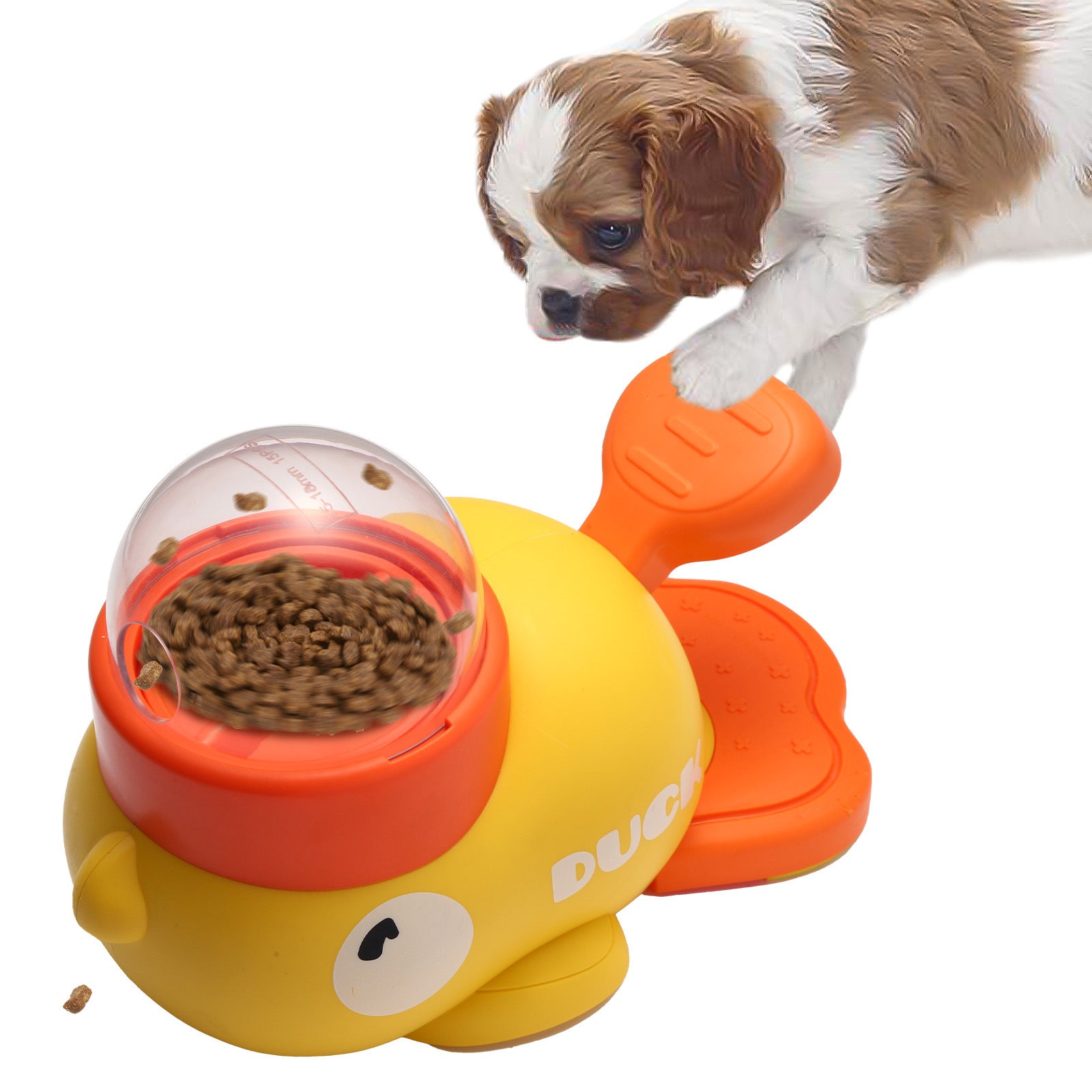 Cross-Border Hot New Product Little Yellow Duck Pet Dog Feeder Self-Pleasure Toy Feeder Automatic Feeder