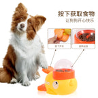 Cross-Border Hot New Product Little Yellow Duck Pet Dog Feeder Self-Pleasure Toy Feeder Automatic Feeder