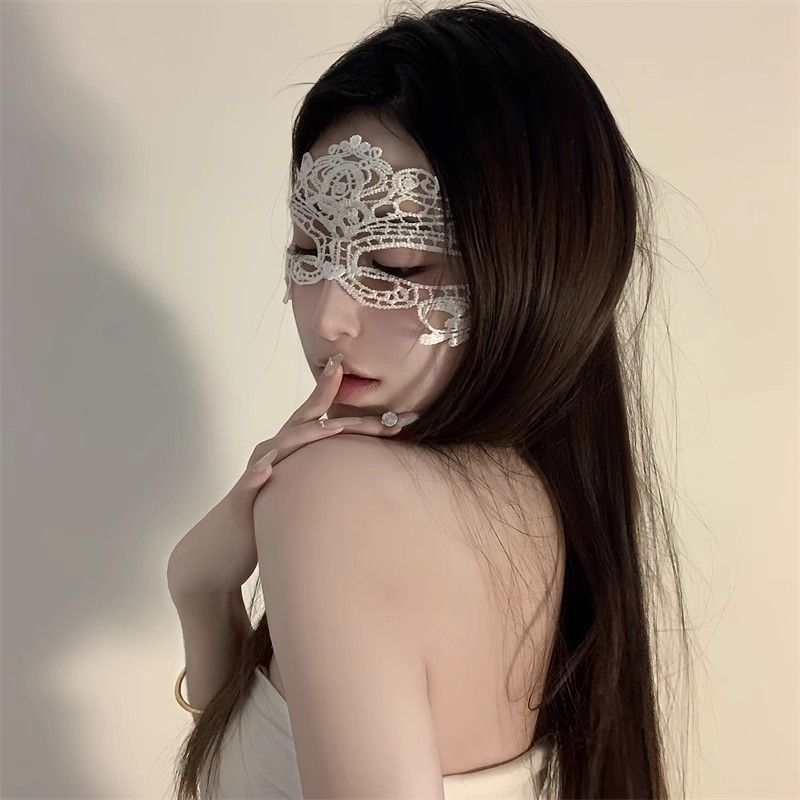 【2E】 Seductive Cat Ear Lace Eye Mask