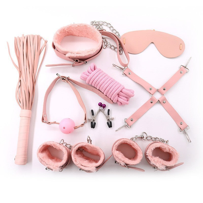 SM props set high-end female bondage nipple clamps couples flirting toys couple bondage set adult sex toys - copy