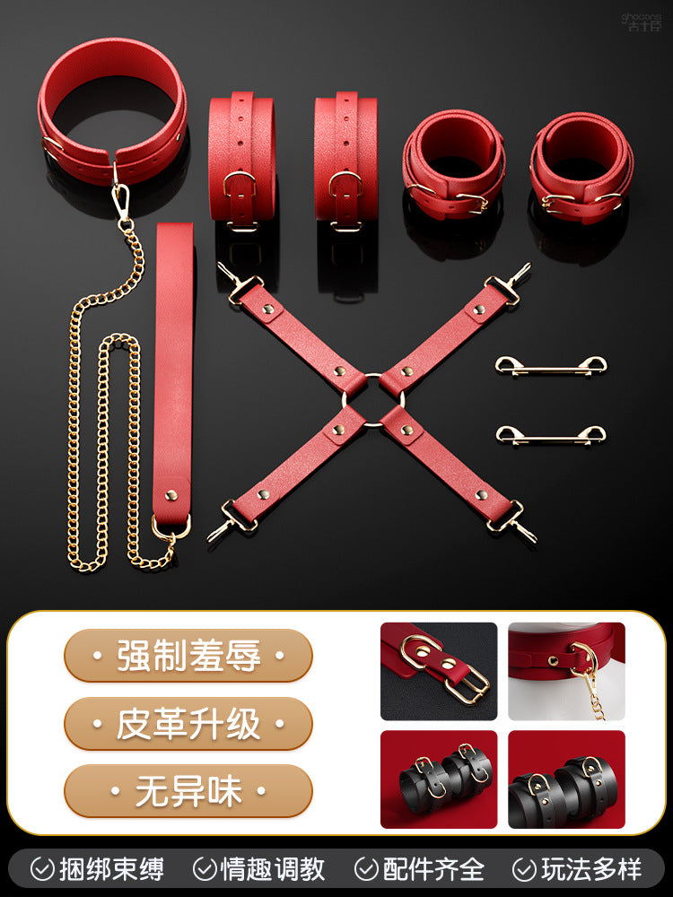 SM props set high-end female bondage nipple clamps couples flirting toys couple bondage set adult sex toys - copy