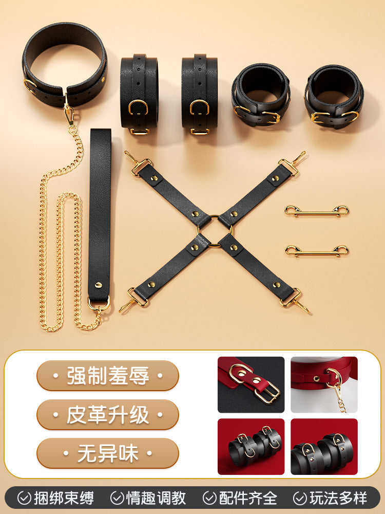 SM props set high-end female bondage nipple clamps couples flirting toys couple bondage set adult sex toys - copy