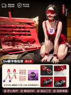 SM props set high-end female bondage nipple clamps couples flirting toys couple bondage set adult sex toys - copy