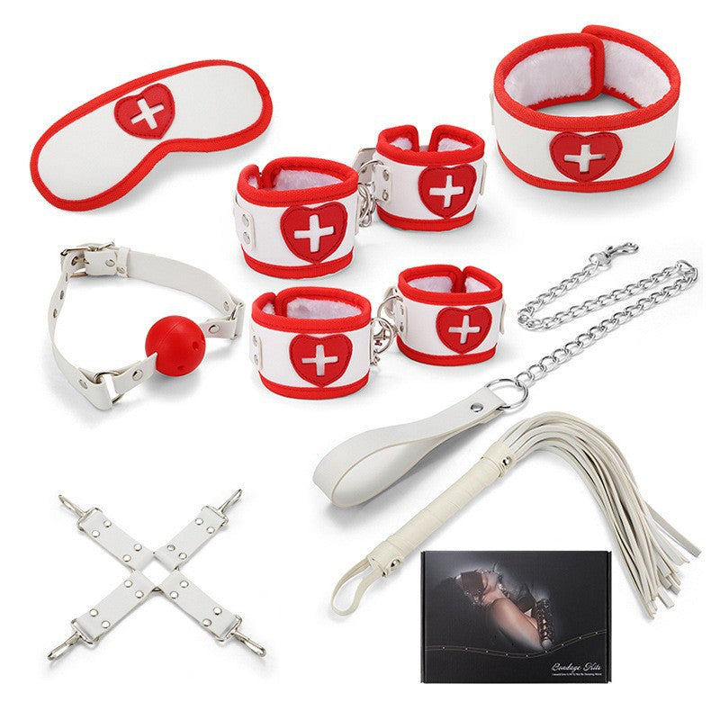 SM props set high-end female bondage nipple clamps couples flirting toys couple bondage set adult sex toys - copy