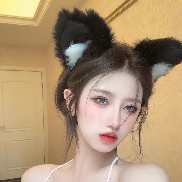 【2E】 Seductive Cat Ear Lace Eye Mask
