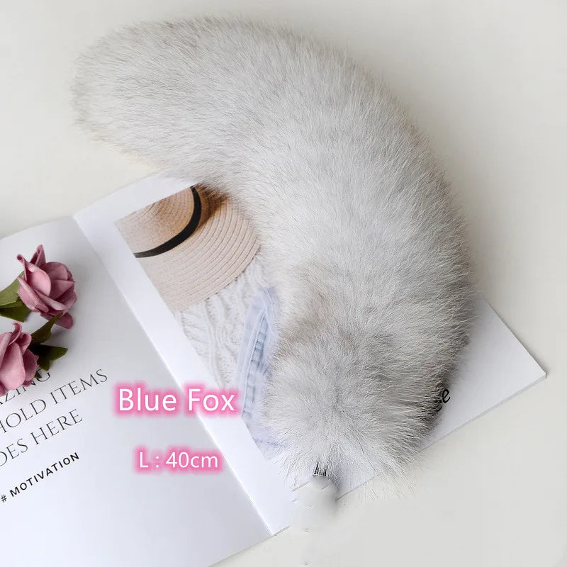 Separable Metal Anal Plug Real Fox Tail Role Play Butt Plug Anal Sex Tail Adult Products Sex Toy for Woman Couples Men Sexy Shop