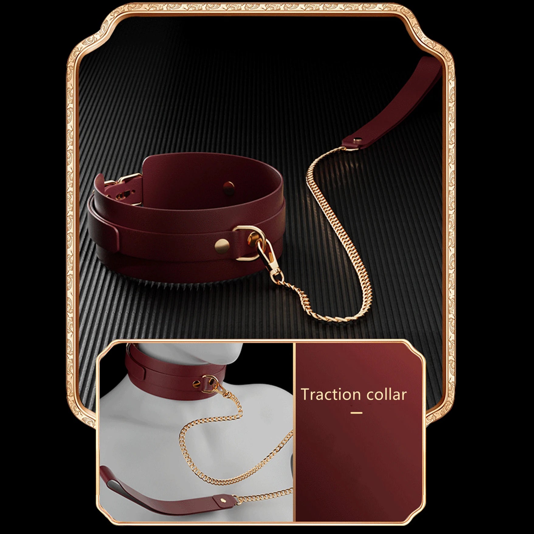 14pcs New Leather Bundle Set Adult Sex Toy SM Set Sexy Handcuffs, Feet Cuffs, Eye Mask Storage Bag, Couple Game Accessories