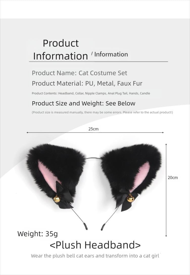 【6M12】Fox Tail Six-Piece Set